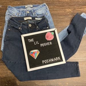 Two pairs of Bullhead jeans both size 0